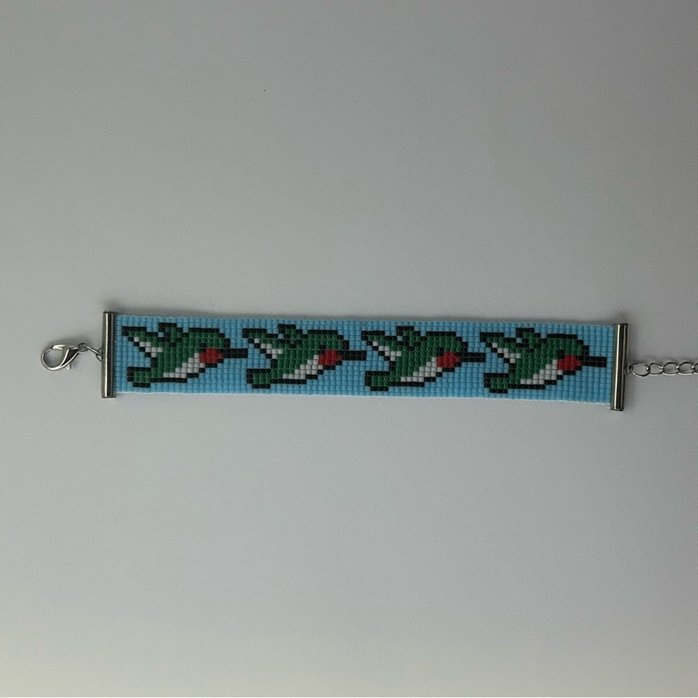 Beaded Hummingbird Bracelet